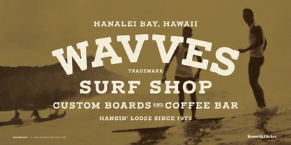 Canyon Sun Font Poster 12