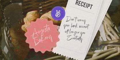 Cupcake Squishy Font Poster 2