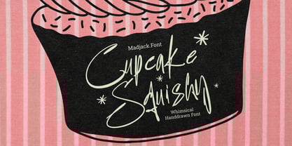 Cupcake Squishy Font Poster 1