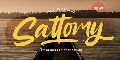 Sattomy Font Poster 1