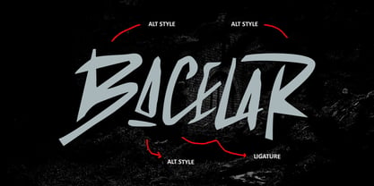 MC Bacelar Font Poster 5