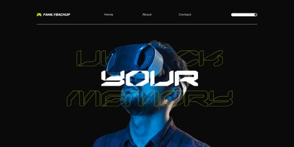 Agor Techno Font Poster 8