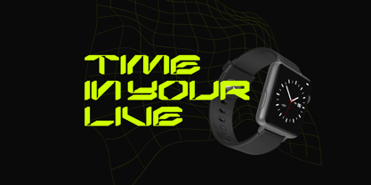 Agor Techno Font Poster 5