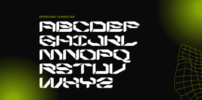 Agor Techno Font Poster 2