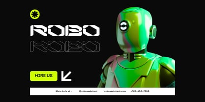 Agor Techno Font Poster 6