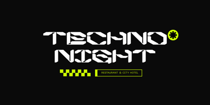 Agor Techno Font Poster 3