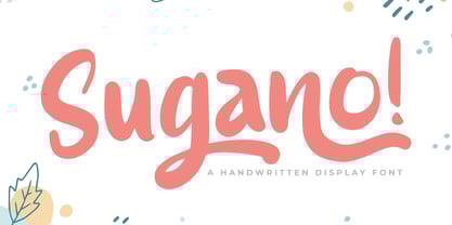 Sugano Font Poster 1