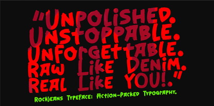 Rockjeans Font Poster 5