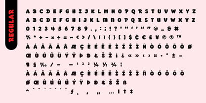 Fox Cerise Font Poster 9