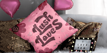 Retro Amour Font Poster 5