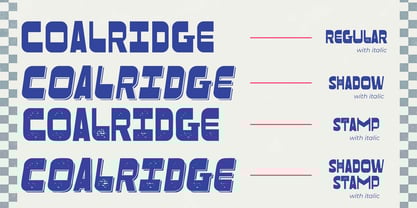 Coalridge Font Poster 2