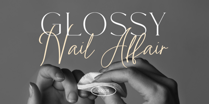 Rainlight Font Poster 4