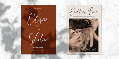 Rainlight Font Poster 10