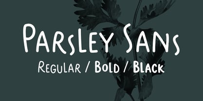 Parsley Sans Font Poster 1