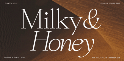 Fluneta Font Poster 10