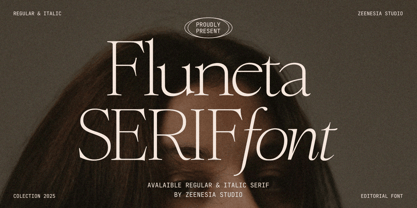 Fluneta Font Poster 1