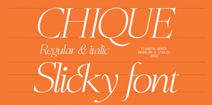 Fluneta Font Poster 8