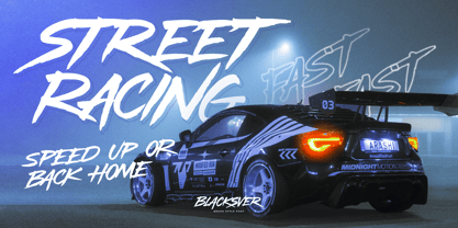 Blacksver Font Poster 3