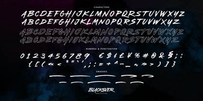 Blacksver Font Poster 10