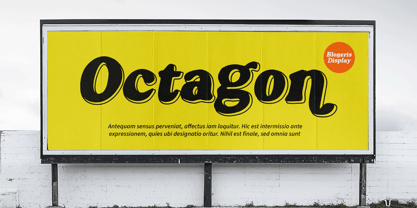 Blogeris Display Font Poster 3