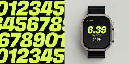 Squadra Variable Font Poster 2