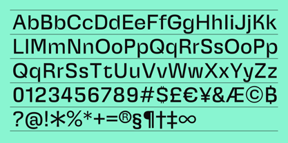 Squadra Variable Font Poster 9