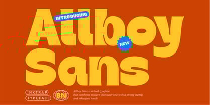 Allboy Font Poster 1