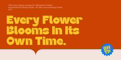 Allboy Font Poster 5