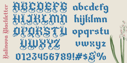 Kolinova Blackletter Font Poster 2