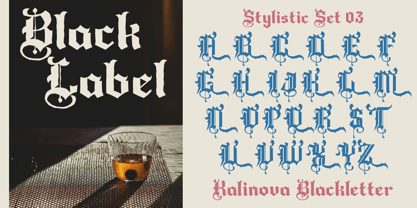 Kolinova Blackletter Font Poster 7