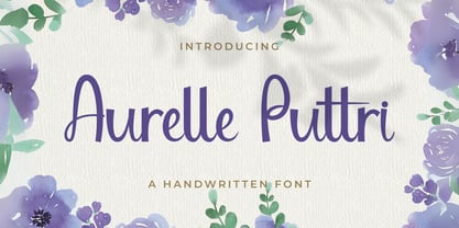 Aurelle Puttri Font Poster 1