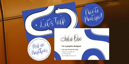 Letters to Elise Font Poster 5