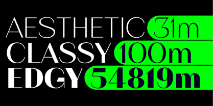 Mogray EX Font Poster 3