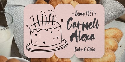 Twisted Lollipop Font Poster 2