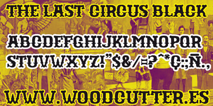 The Last Circus Font Poster 5