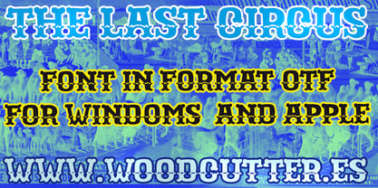 The Last Circus Font Poster 3