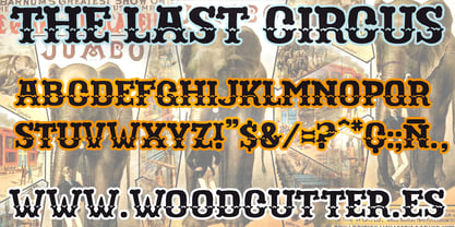 The Last Circus Font Poster 4