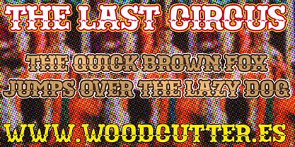The Last Circus Font Poster 2