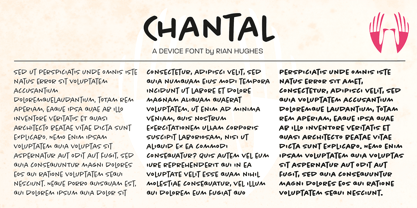 Chantal Font Poster 7
