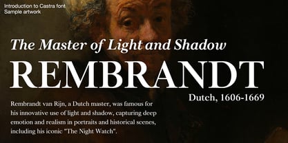 Castra Font Poster 4