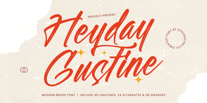 Heyday Gustine Font Poster 1