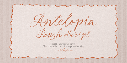 Antelopia Font Poster 1