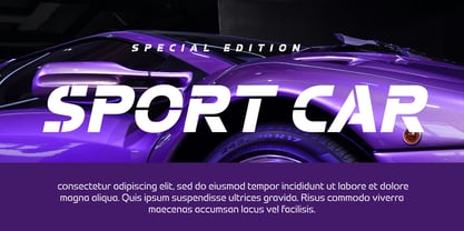 Potel Stencil Font Poster 7