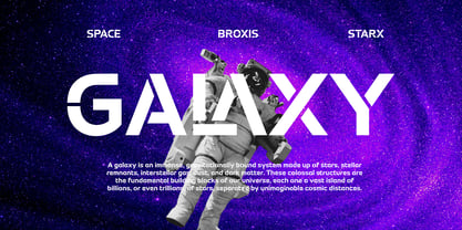 Potel Stencil Font Poster 2