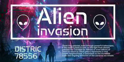 Potel Stencil Font Poster 4