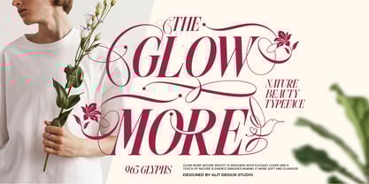 Glow More Font Poster 1