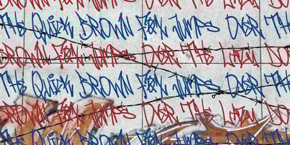 Barikend Graffiti Font Poster 5