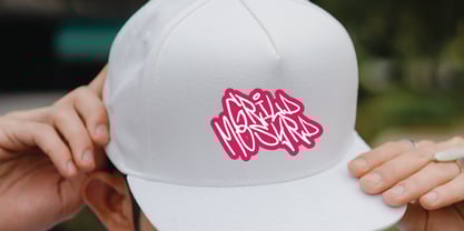 Barikend Graffiti Font Poster 8