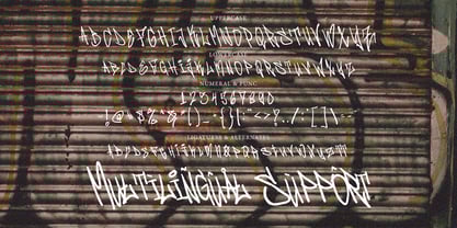 Barikend Graffiti Font Poster 6