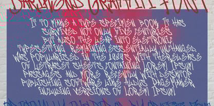 Barikend Graffiti Font Poster 3